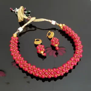 Trendy Coral Weave Necklace BT3