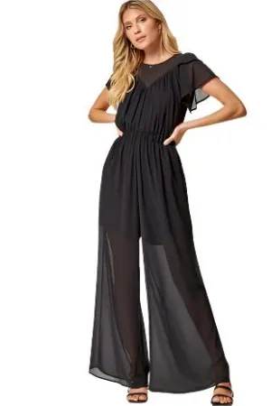 Trendy Jumpsuit Features Ruffle Detail