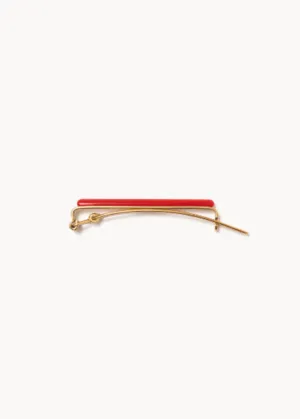 Undo Hairware Barretta in Rosso