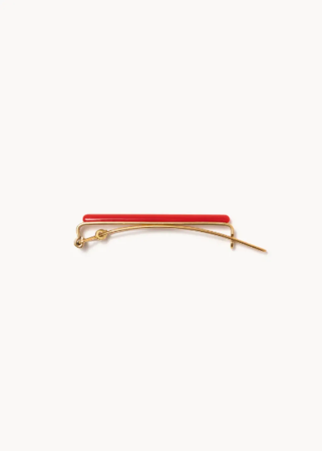 Undo Hairware Barretta in Rosso