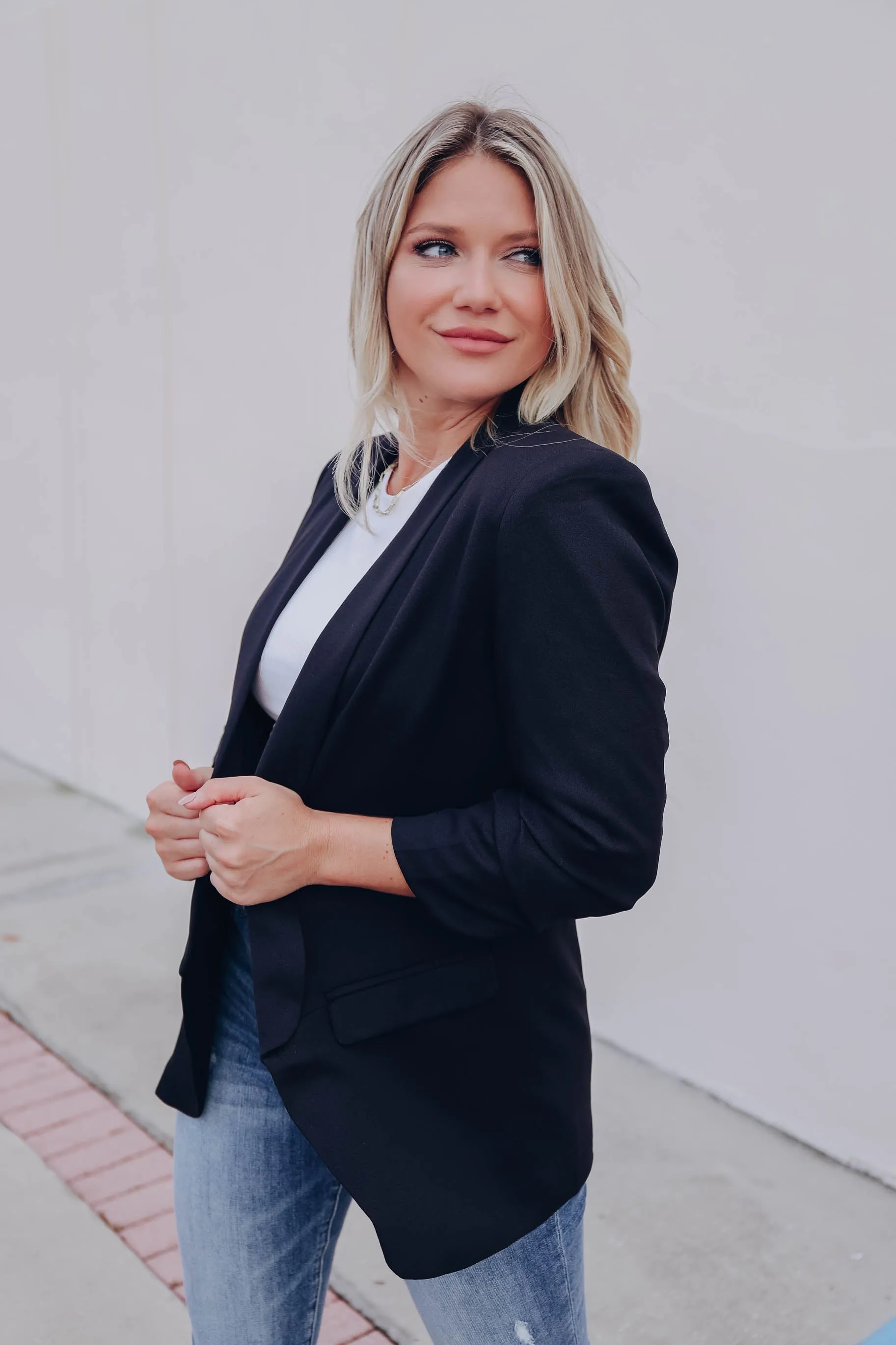 Urban Design Classic Blazer - Black
