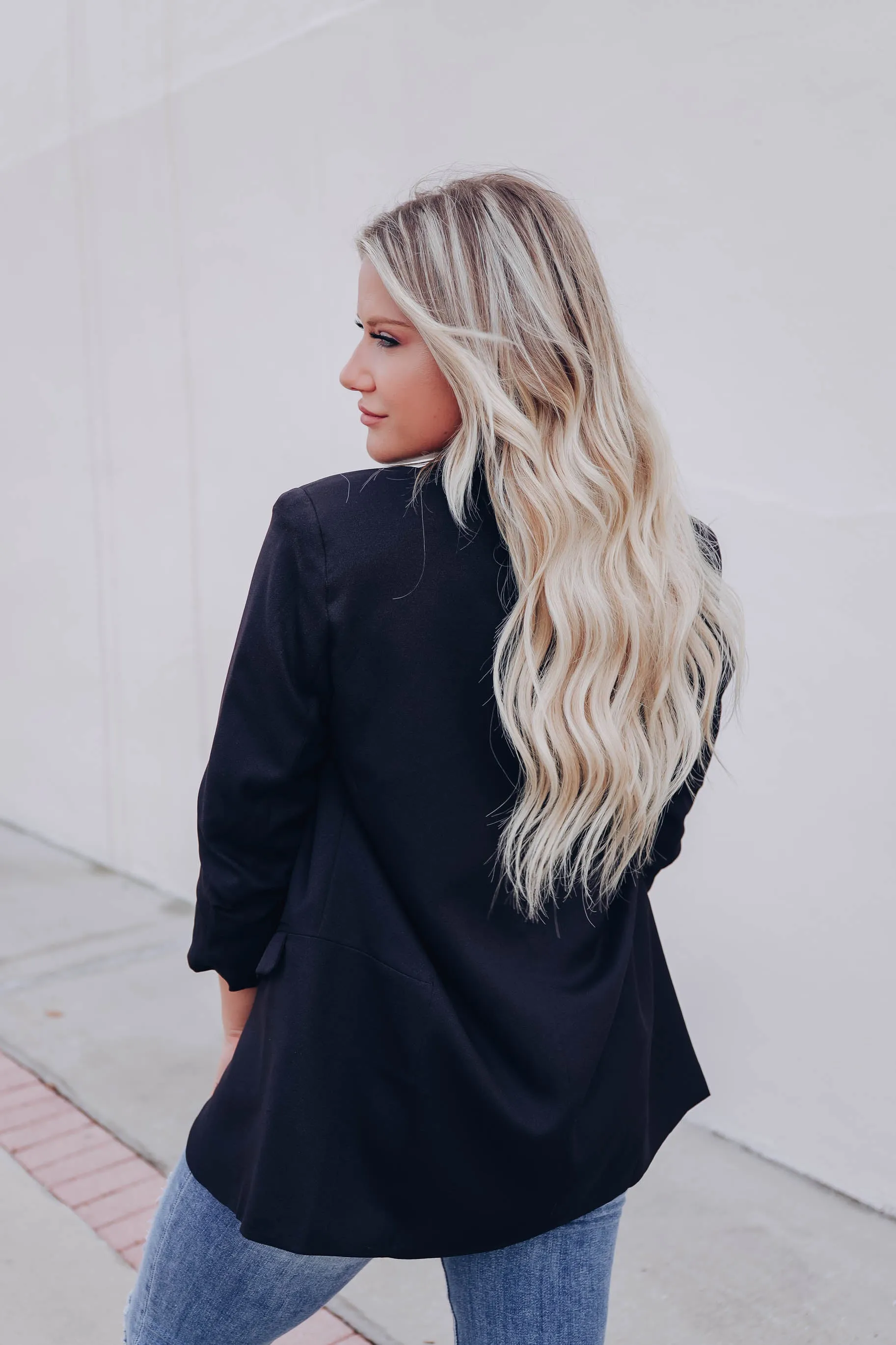 Urban Design Classic Blazer - Black