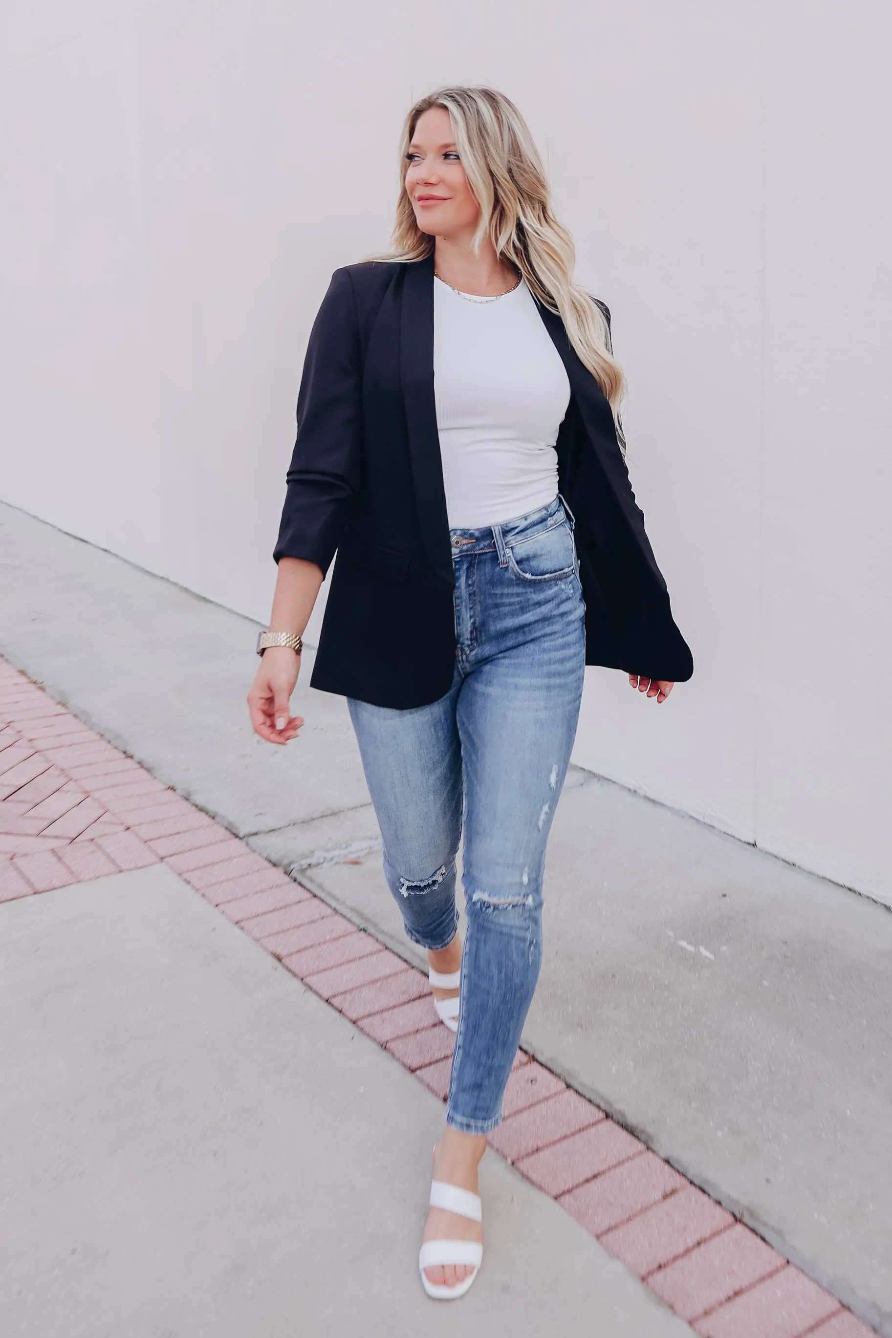 Urban Design Classic Blazer - Black