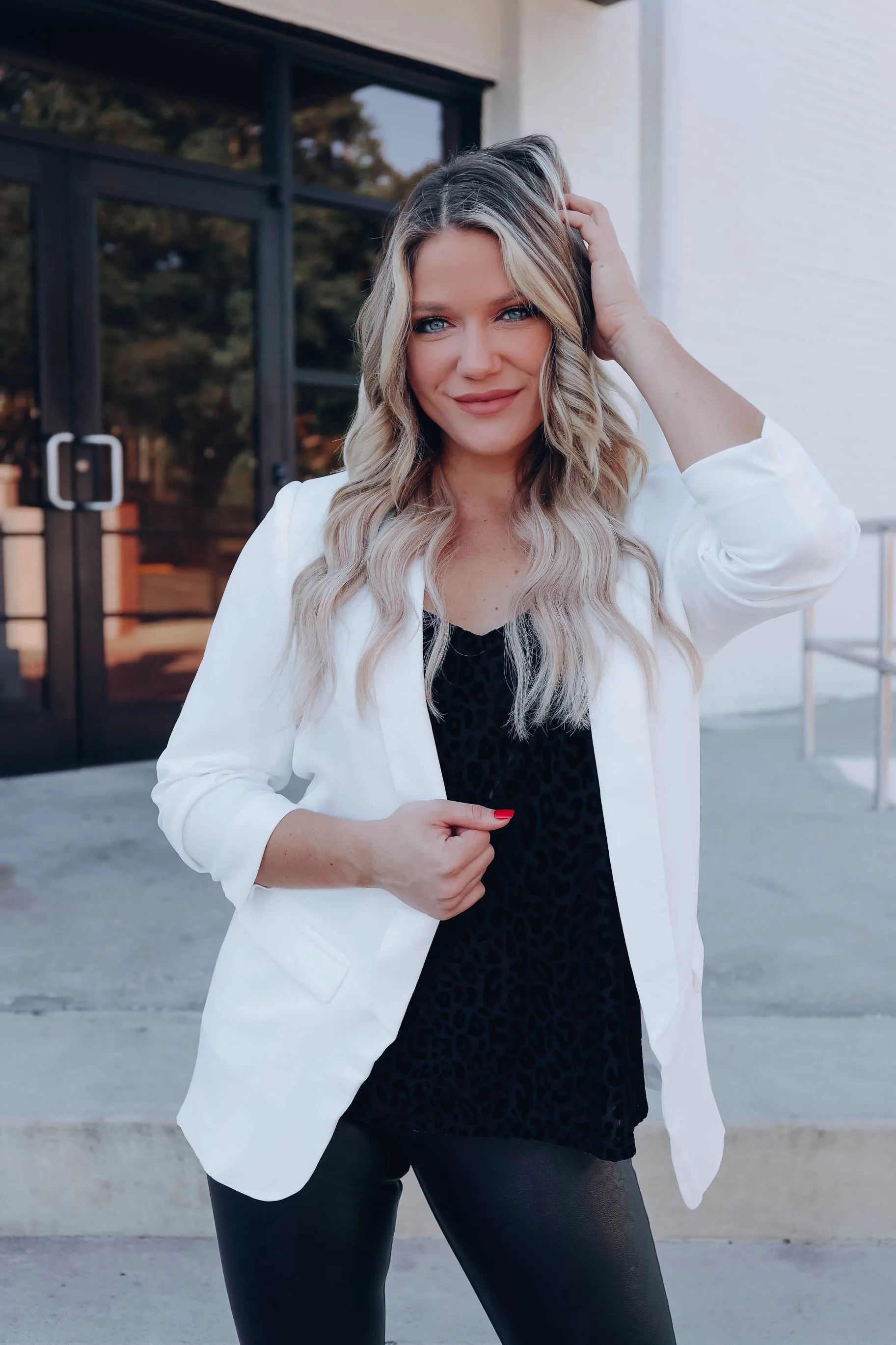 Urban Design Classic Blazer - White