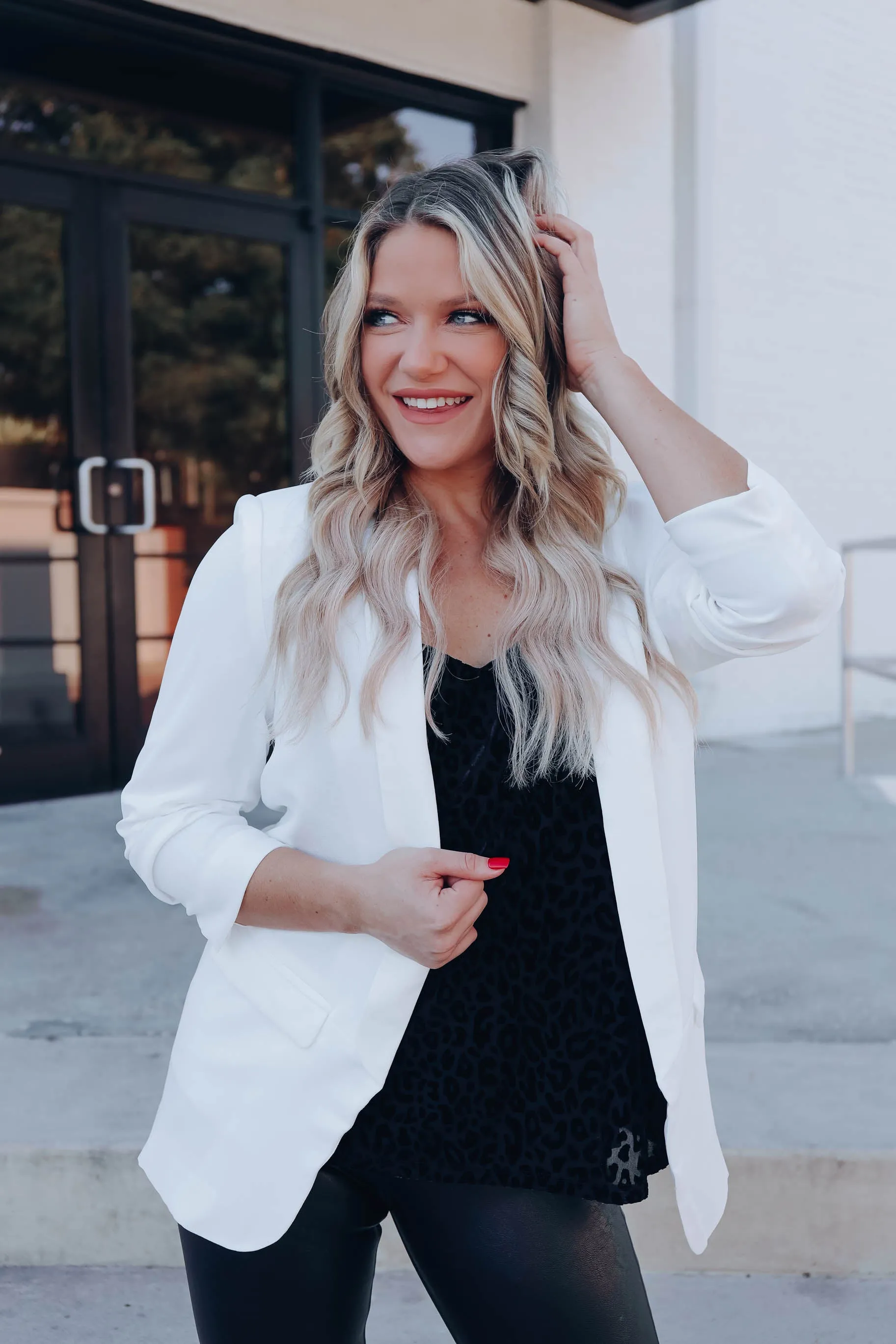 Urban Design Classic Blazer - White