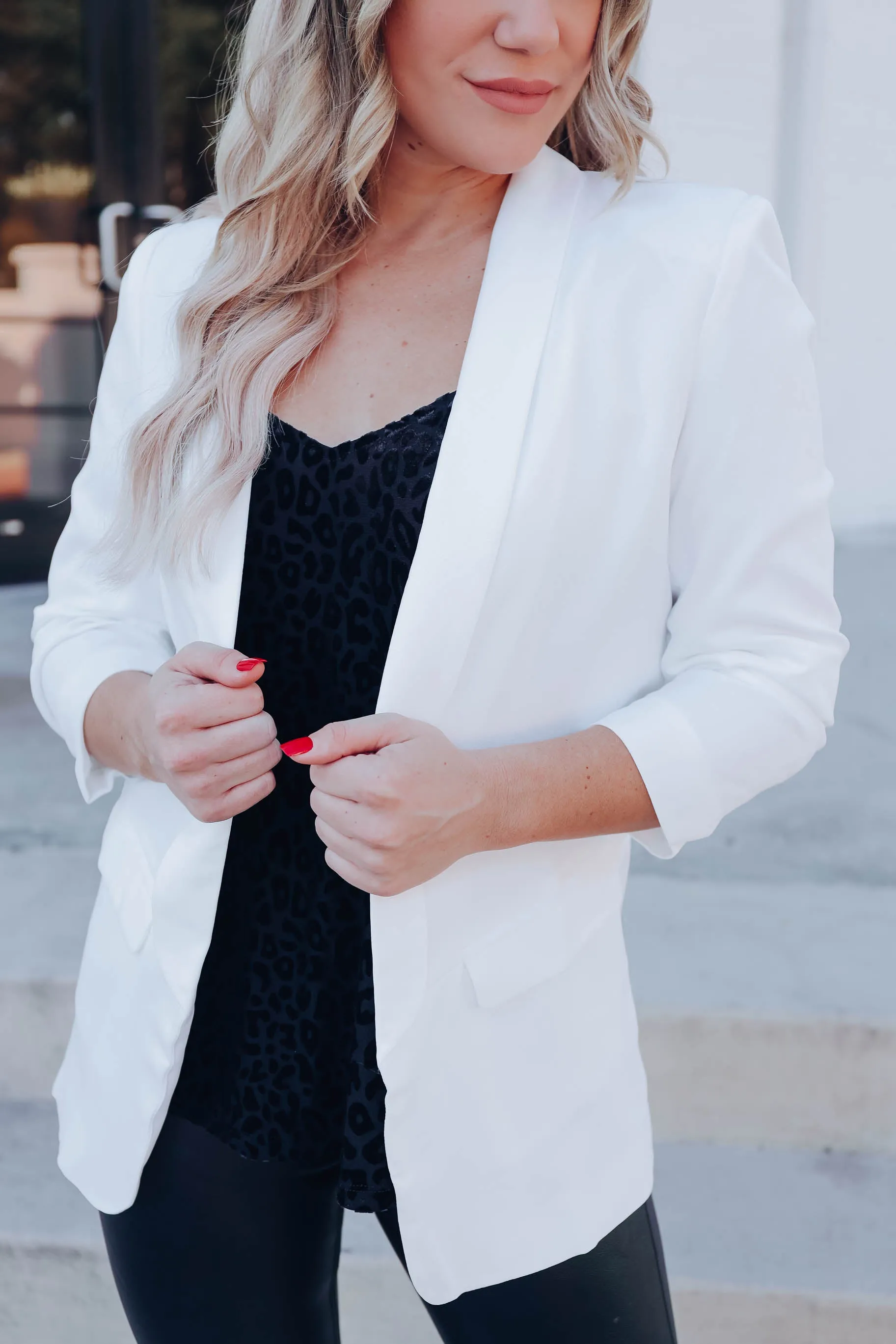 Urban Design Classic Blazer - White