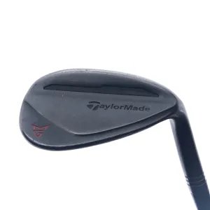 Used TaylorMade Milled Grind 2 Black Lob Wedge / 58.0 Degrees / Stiff Flex