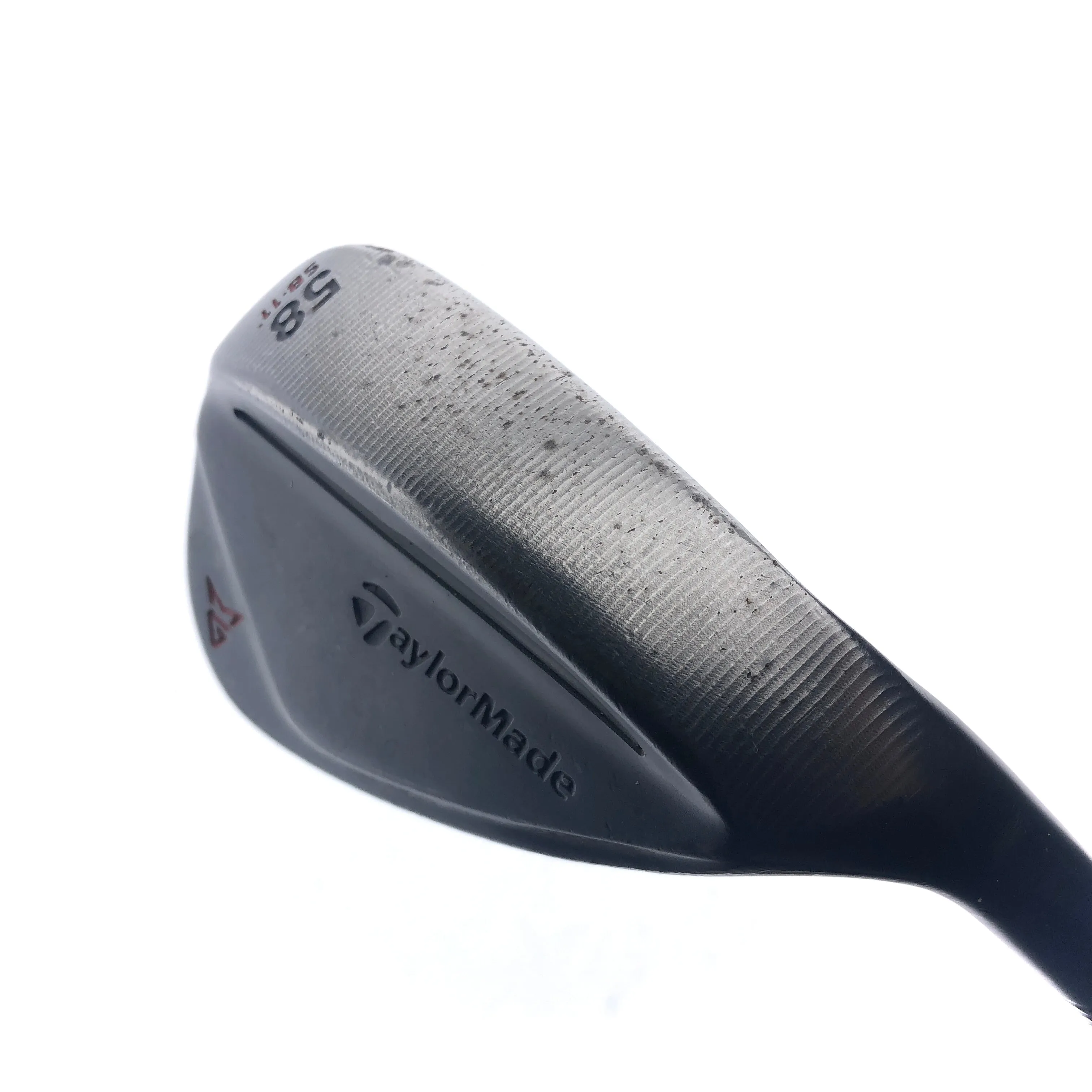 Used TaylorMade Milled Grind 2 Black Lob Wedge / 58.0 Degrees / Stiff Flex