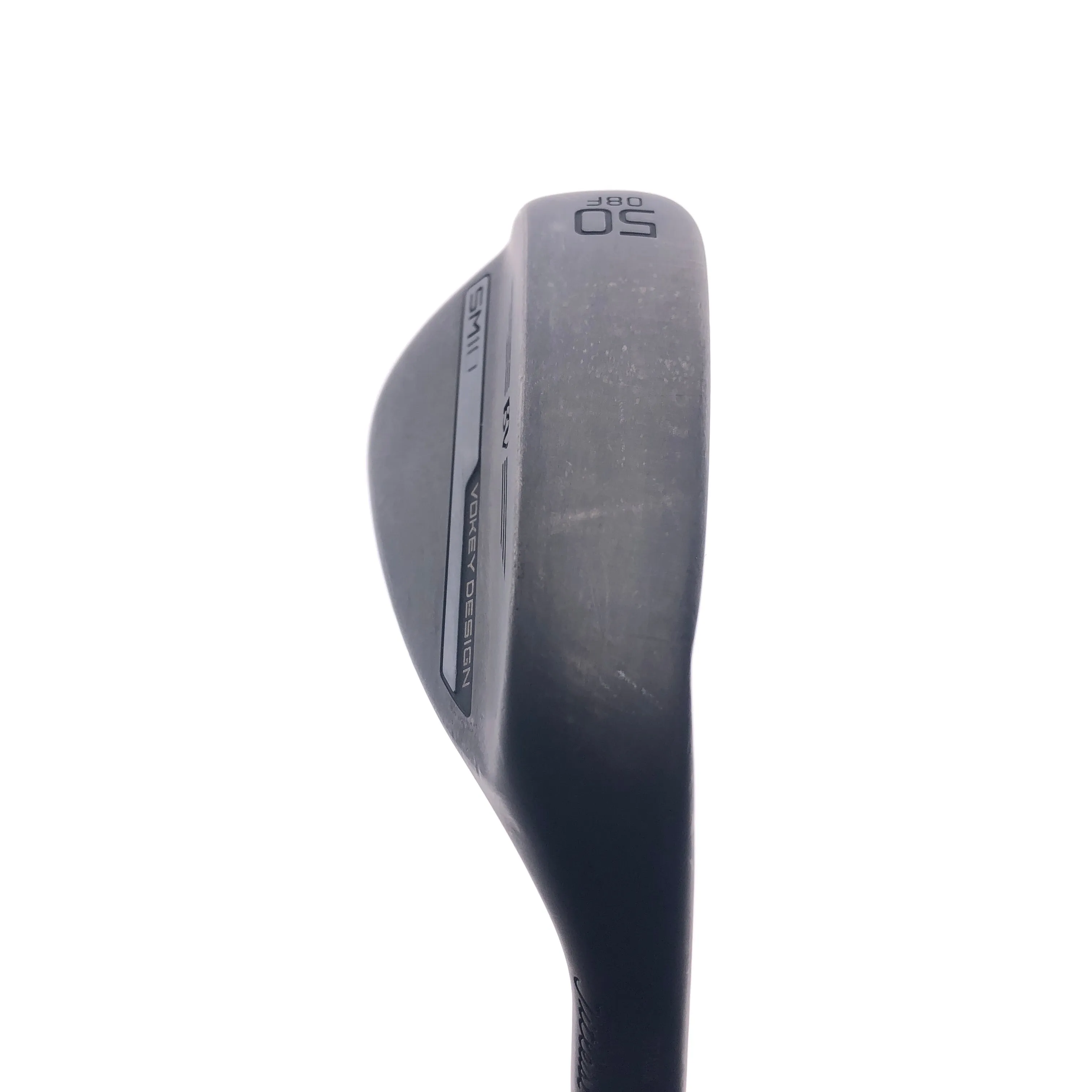 Used Titleist Vokey SM10 Jet Black Gap Wedge / 50.0 Degrees / Wedge Flex