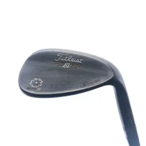 Used Titleist Vokey SM5 Raw Black Sand Wedge / 56.0 Degrees / Wedge Flex
