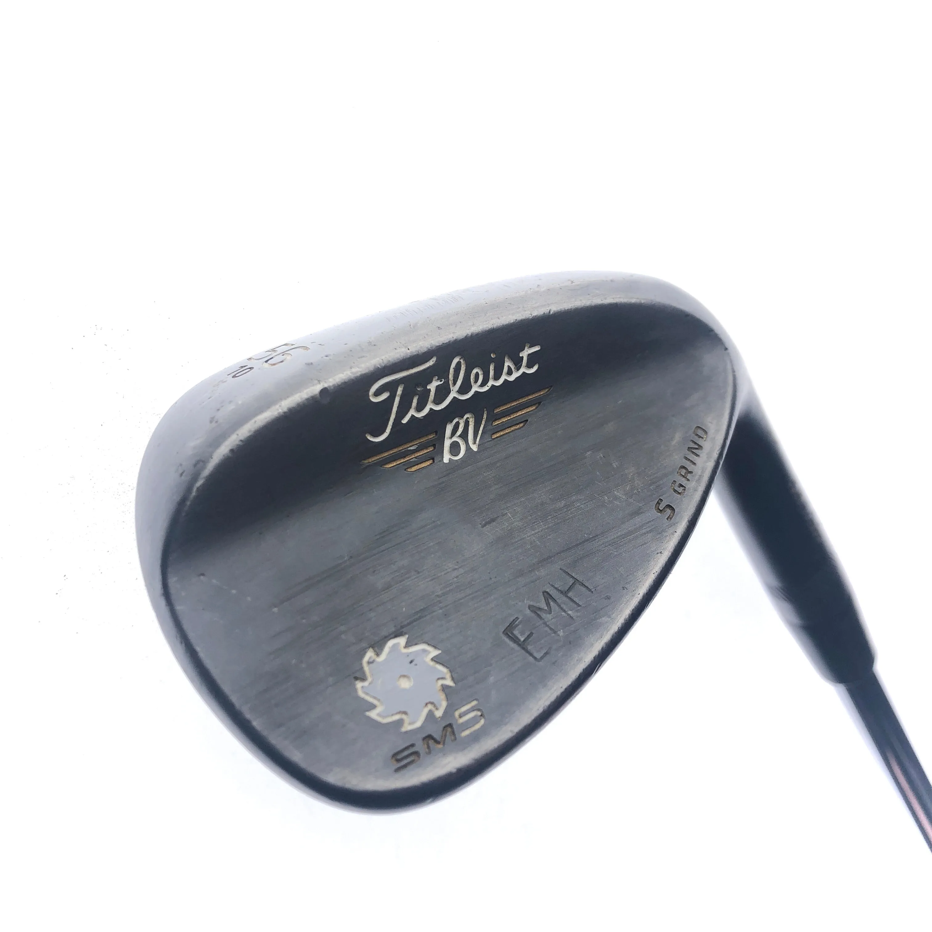 Used Titleist Vokey SM5 Raw Black Sand Wedge / 56.0 Degrees / Wedge Flex