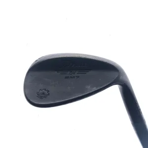 Used Titleist Vokey SM7 Jet Black Sand Wedge / 54.0 Degrees / Wedge Flex