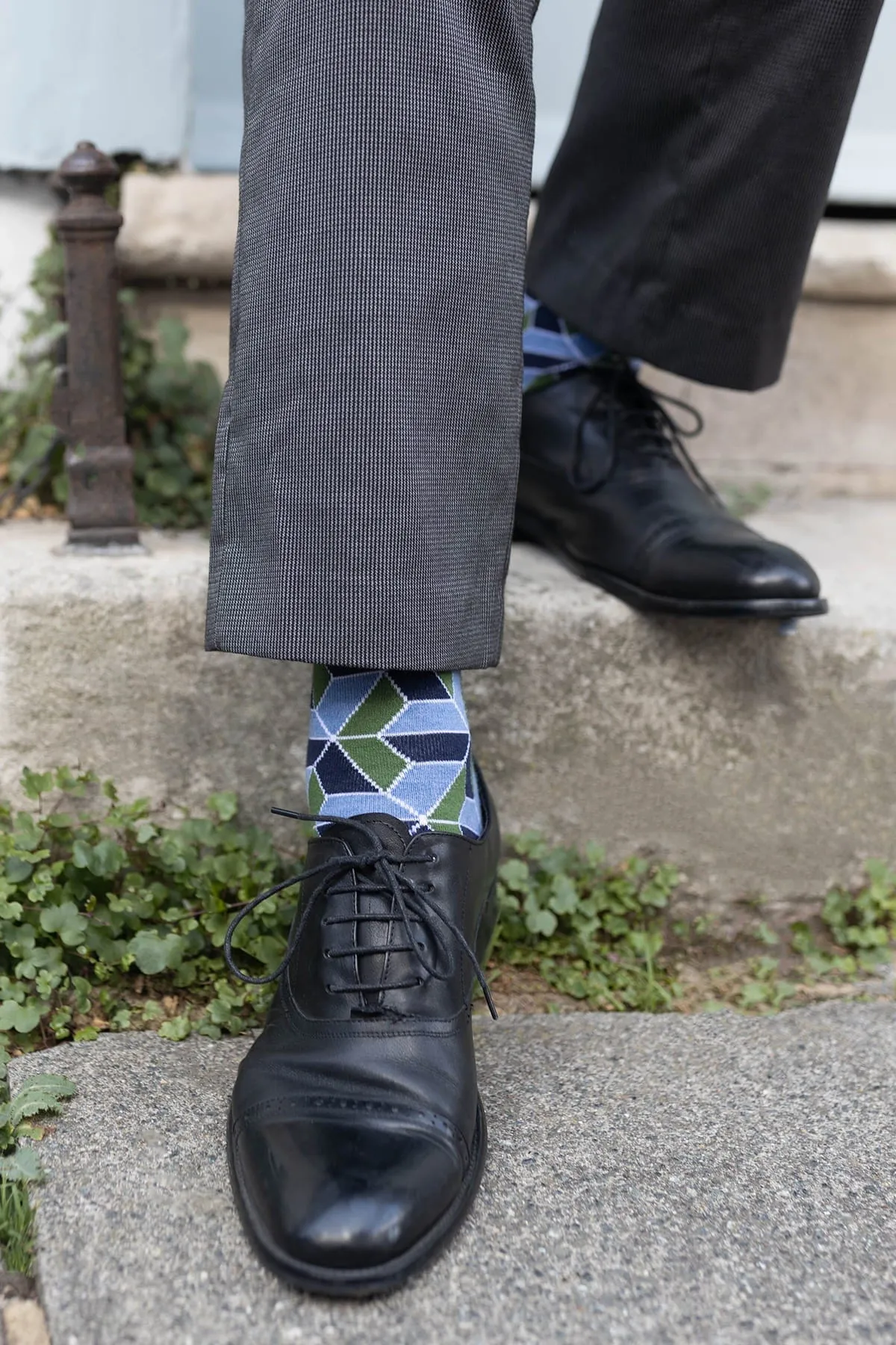 Vertex Men's Organic Cotton Socks | Navy