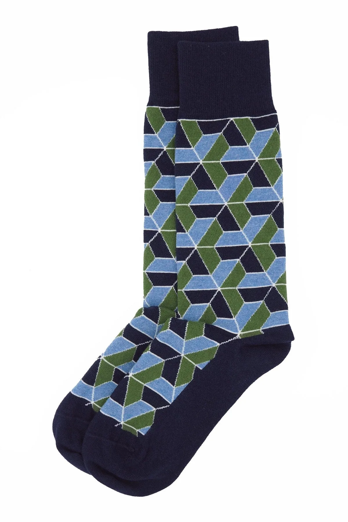Vertex Men's Organic Cotton Socks | Navy