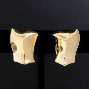 Vintage Freeform Clip on Earrings by Angela Cummings