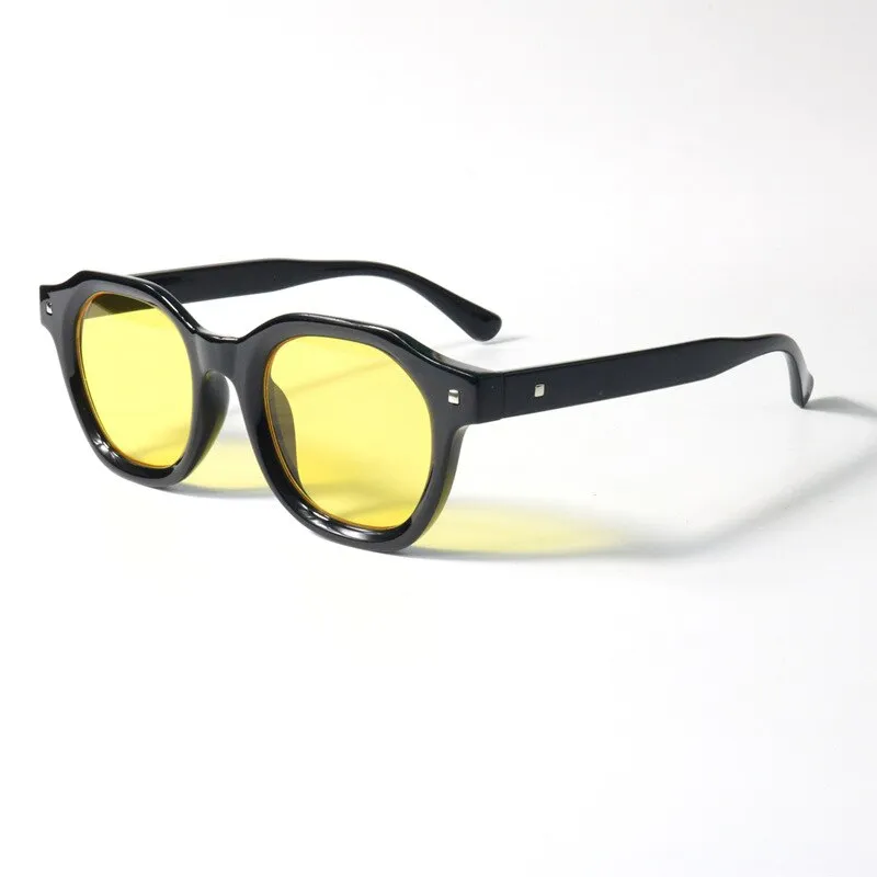 Vintage Women Trendy Square Rectangle Sunglasses