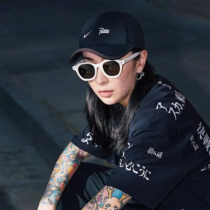 Vintage Women Trendy Square Rectangle Sunglasses