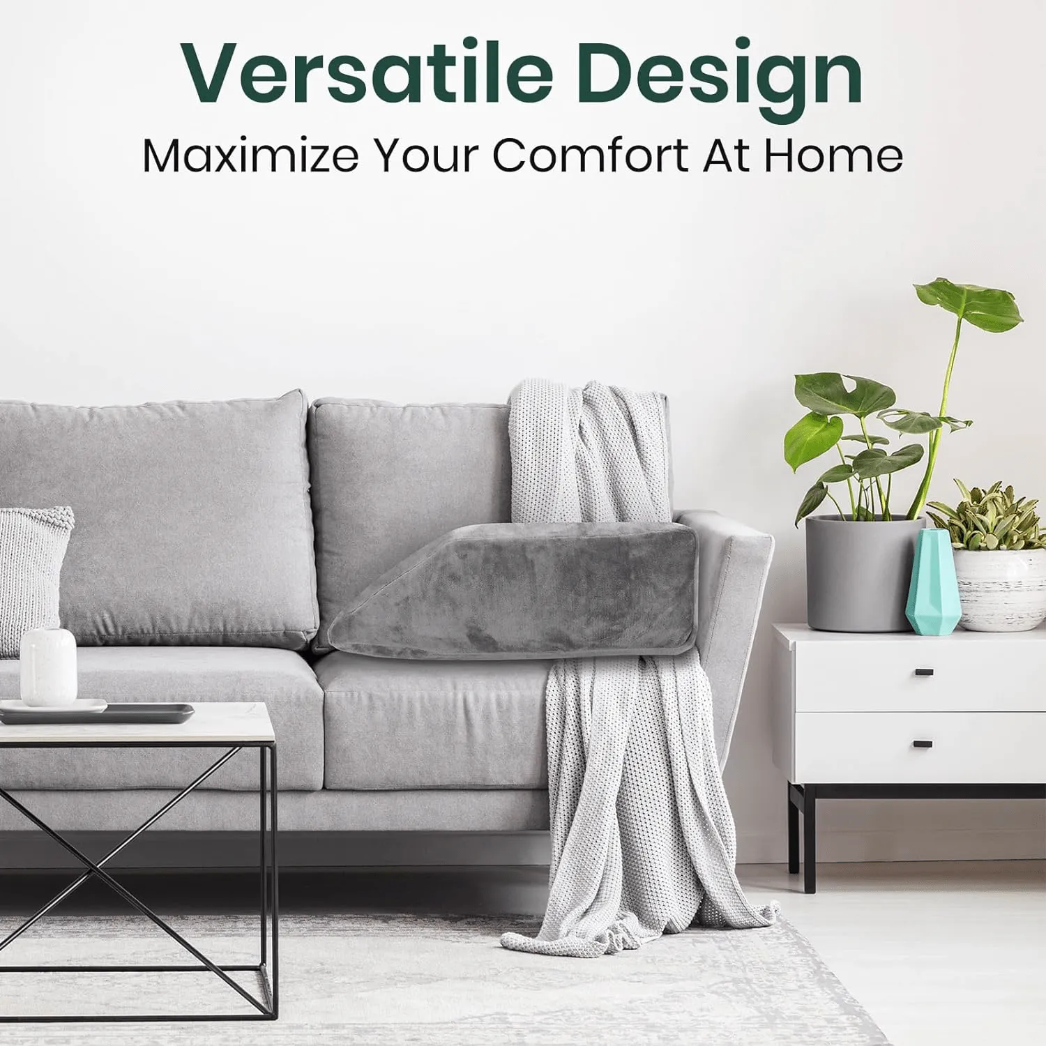 Vive Health Xtra-Comfort Inflatable Leg Rest Pillow