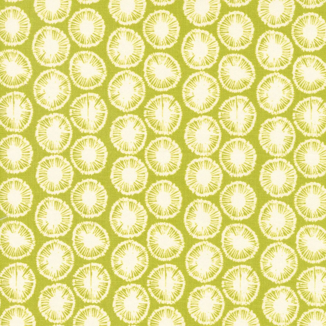 Willow Dandelions Sprig Green Fabric 36064 22