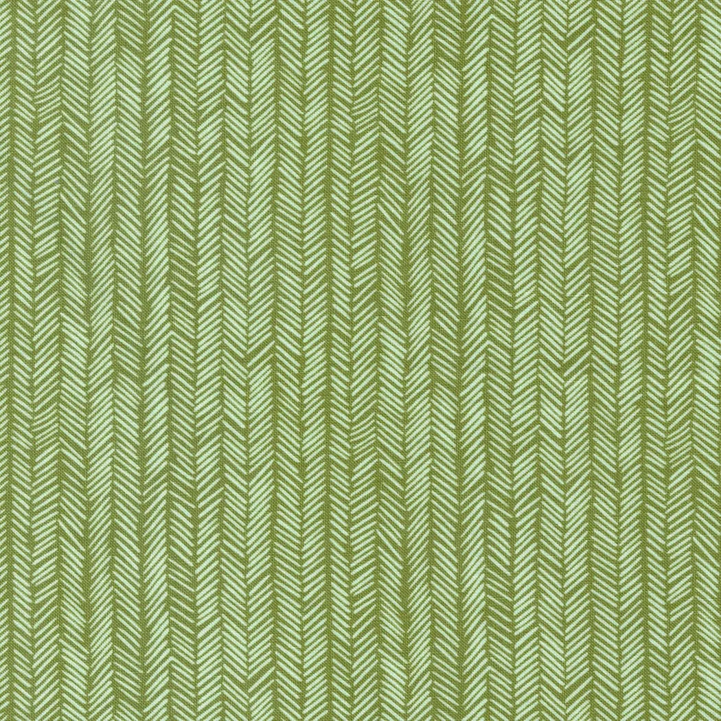 Willow Herringbone Leaf Green Fabric 36068 21