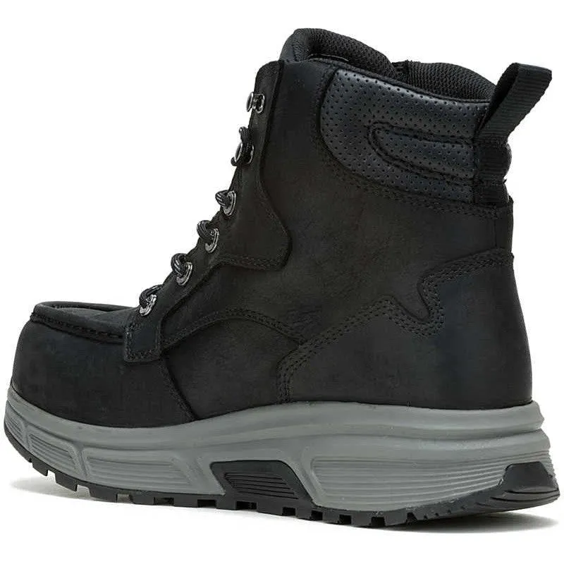 Wolverine Men's Ride 6" Comp Toe WP Wedge Work Boot -Black- W241152
