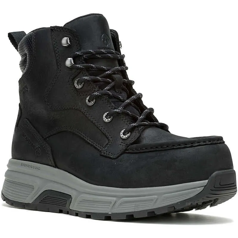 Wolverine Men's Ride 6" Comp Toe WP Wedge Work Boot -Black- W241152