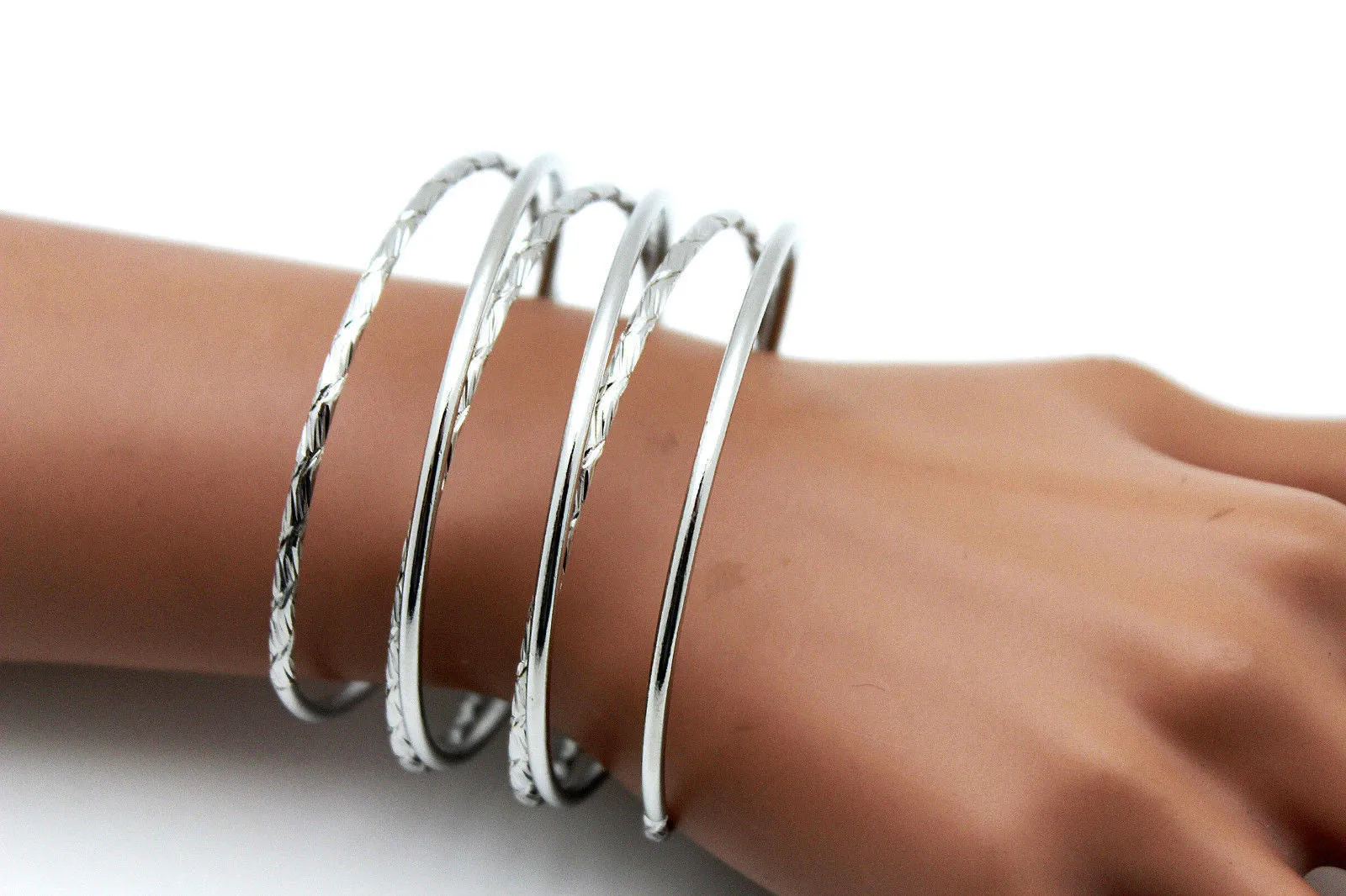 Women Gold Metal Hand Chain Bracelet Multi Strands