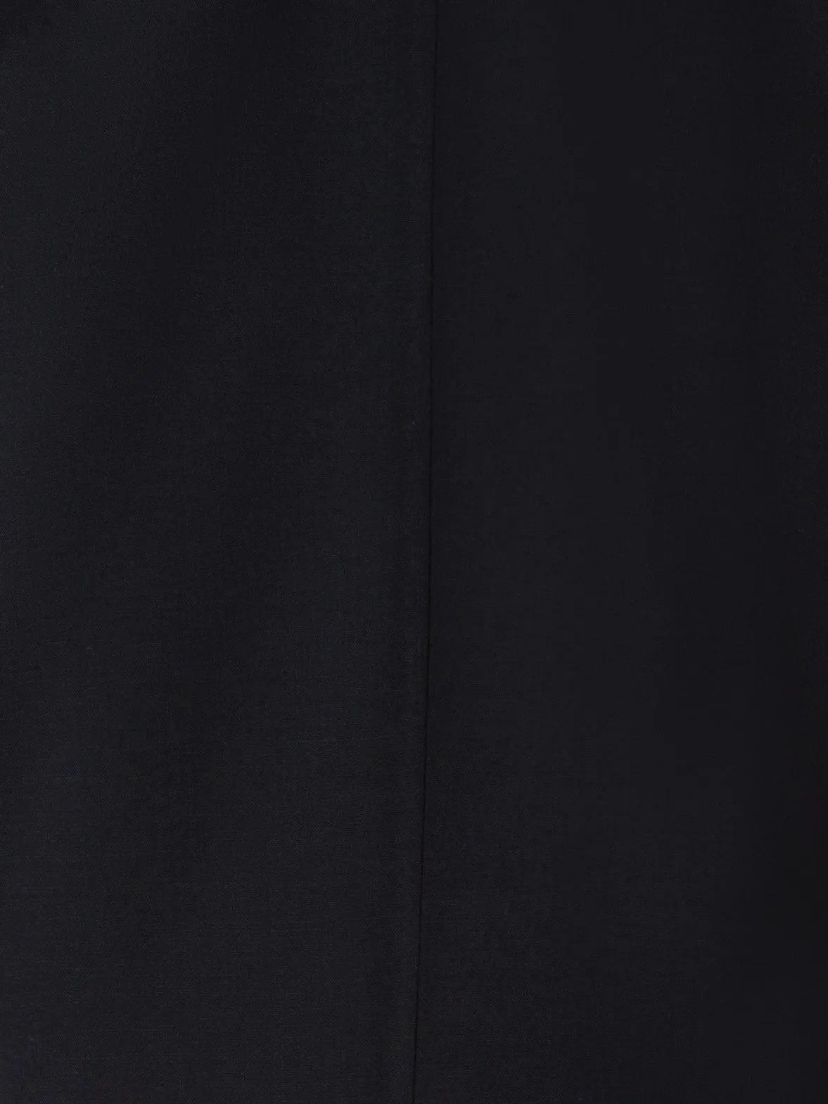 Wool Satin Tuxedo Jacket with Sheer Shoulders