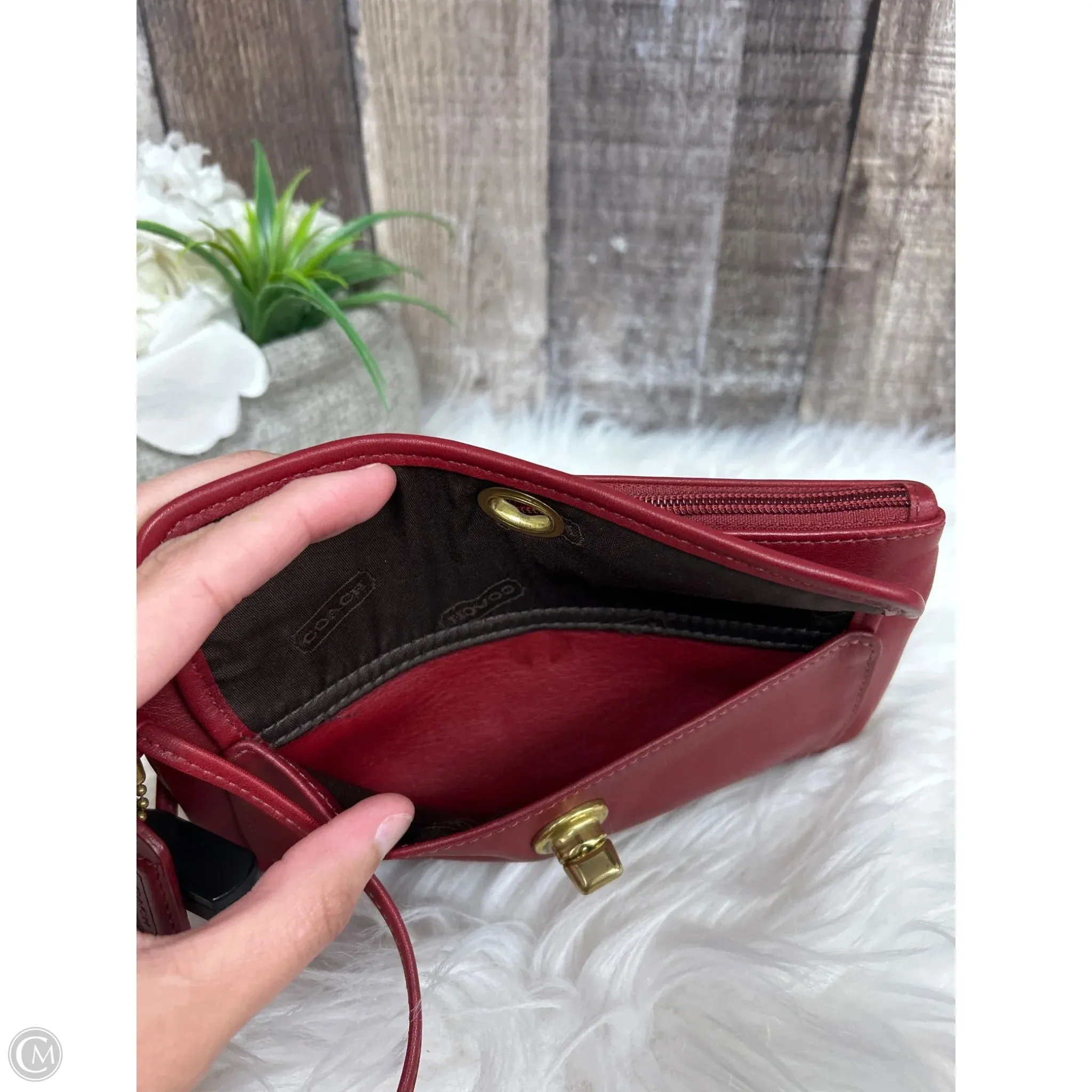 Wristlet Designer By Coach, Size: Small