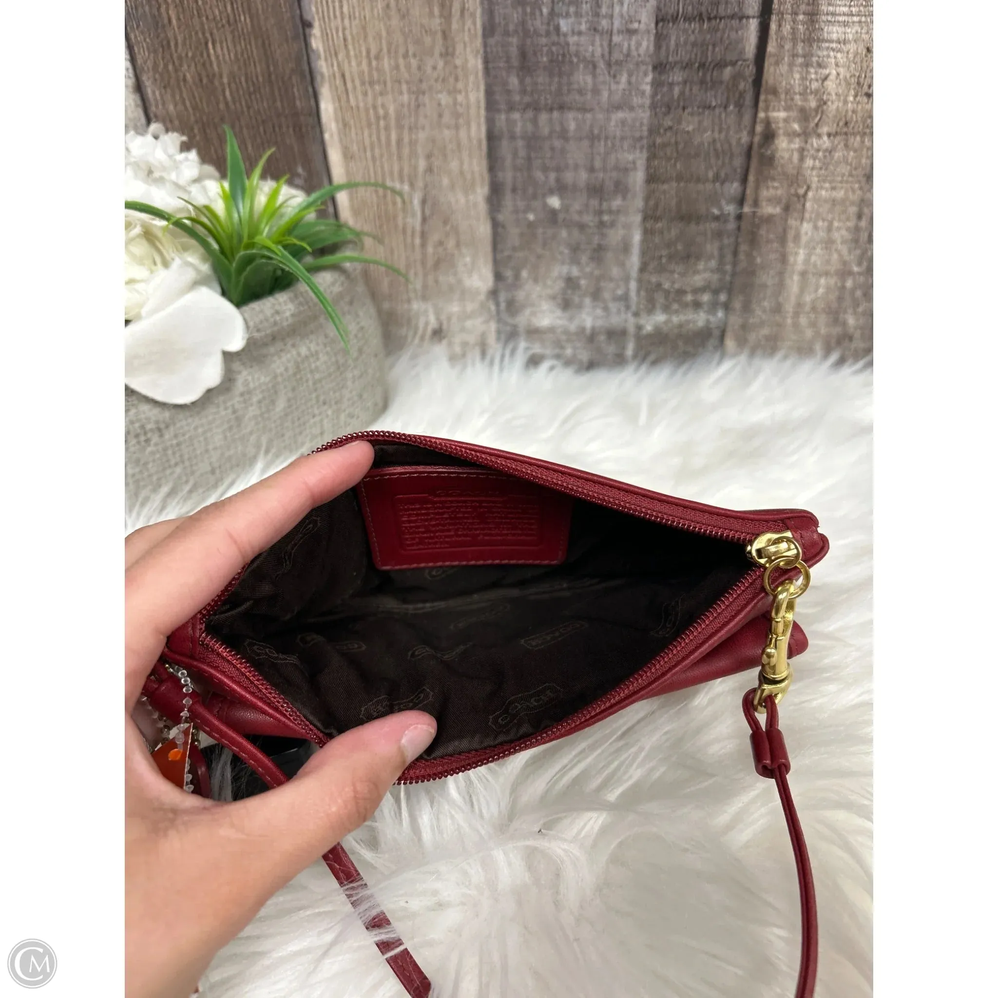 Wristlet Designer By Coach, Size: Small
