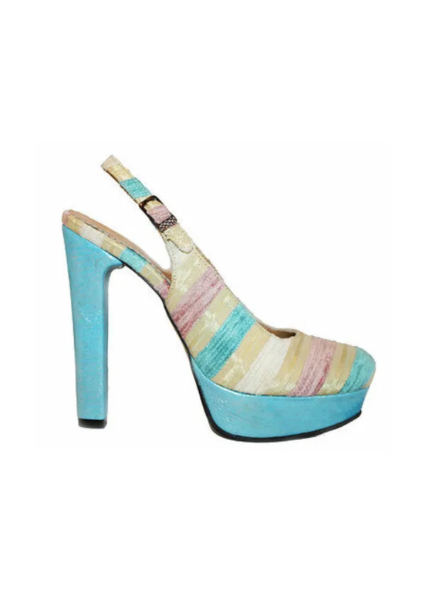Zeyzani Striped Pump Final Sale